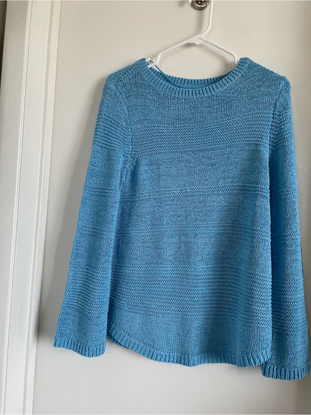 Style & Co. Bright Blue Crewneck Knit Sweater